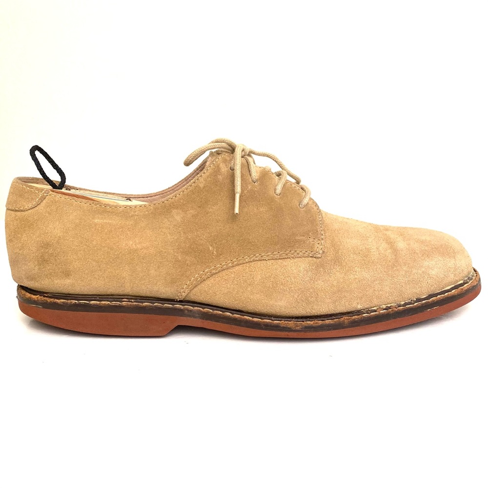 Johnston Murphy Brown Suede Derby Shoes Mens 10.5
